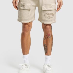 Heavyweight Washed Cargo Shorts