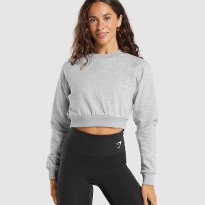 Training Fleece Cropped Sweatshirt