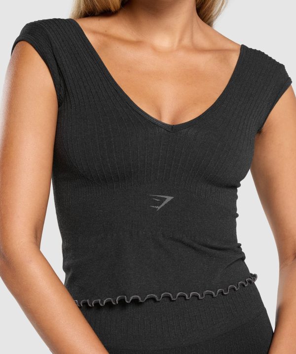 Rest Day Seamless Modal Crop Top - Image 5