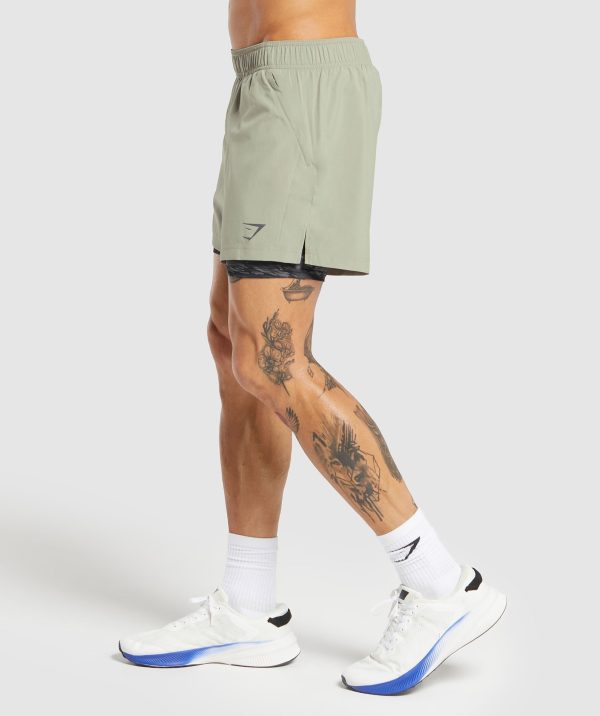 Sport  5" 2 in 1 Shorts - Image 3