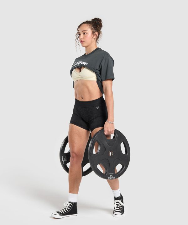 I Love Squats Graphic Oversized Tee - Image 4
