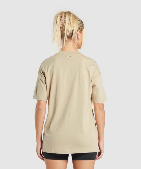 Care Label Graphic Oversized T-Shirt - Image 2