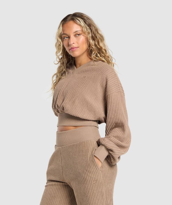 Cropped Cord Sweater - Image 3