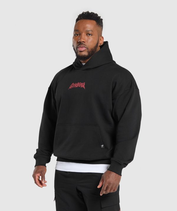 Metal Lifting Graphic Hoodie - Image 3