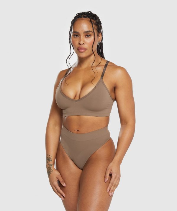 Seamless High Waisted Thong - Image 4