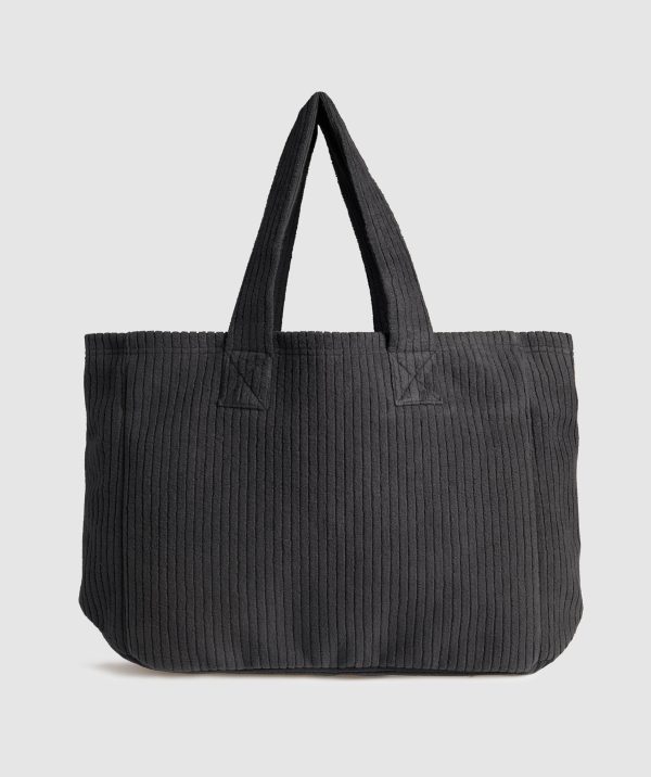 Oversized Cord Tote Bag - Image 6