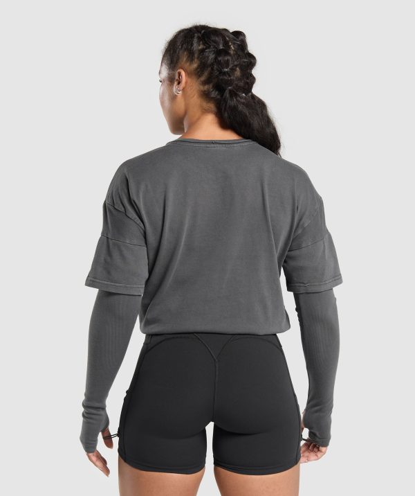 Premium Legacy Washed 2-in-1 Long Sleeve - Image 2