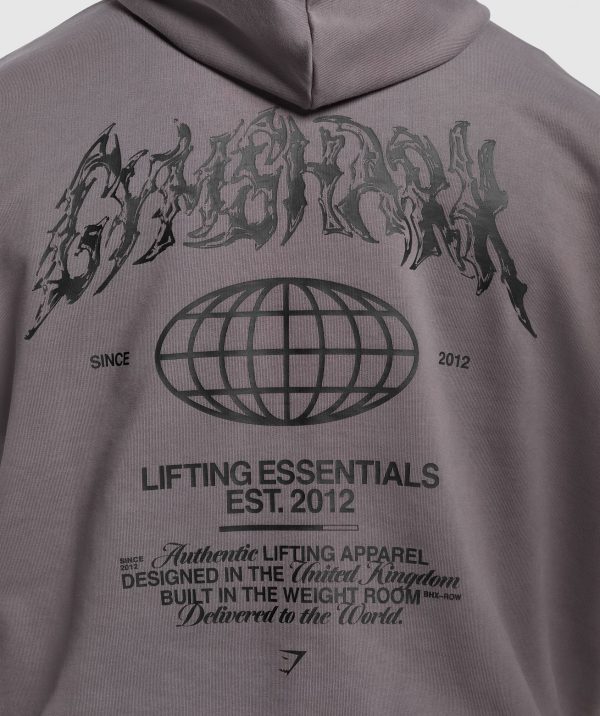 Metal Lifting Graphic Hoodie - Image 6