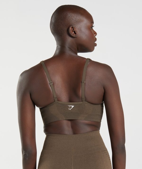Vital Seamless 2.0 V Neck  Sports Bra - Image 2