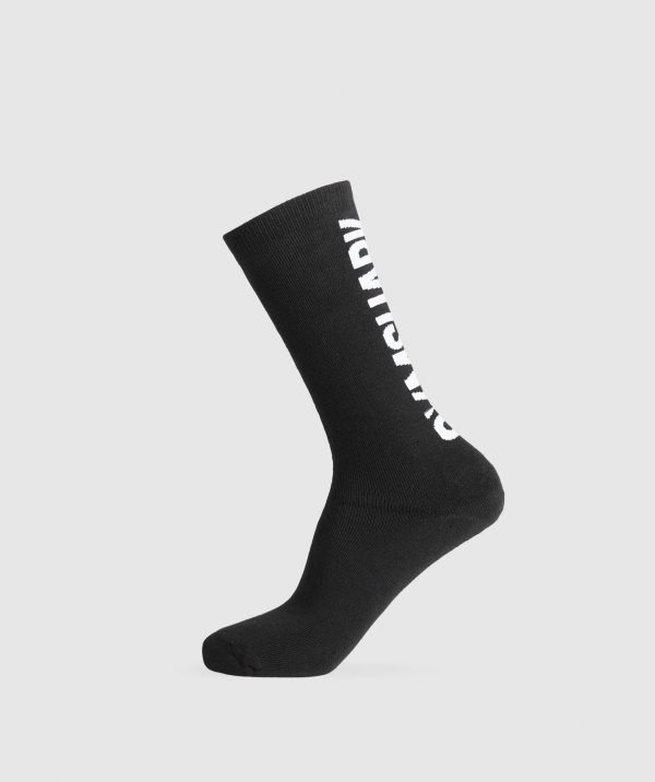 Plush Wordmark Crew Sock