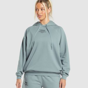 Care Label Graphic Brushed Hoodie