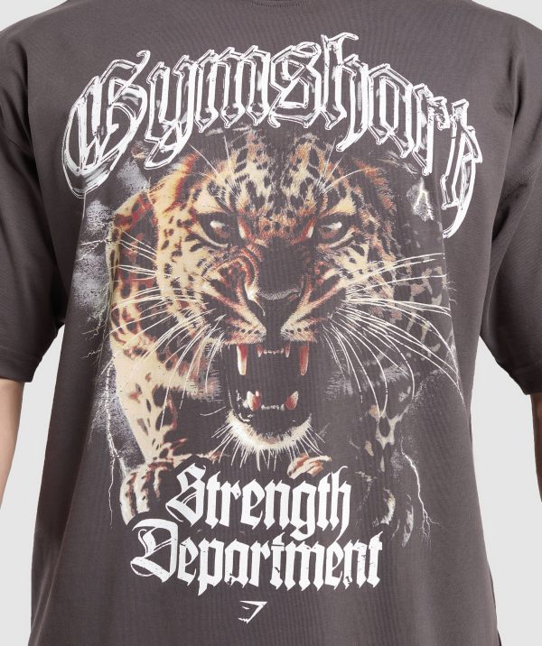 Strength Department Animal Oversized T-Shirt - Image 5
