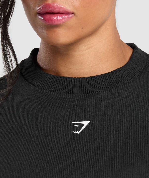 Barbell Hearts Oversized Sweatshirt - Image 5