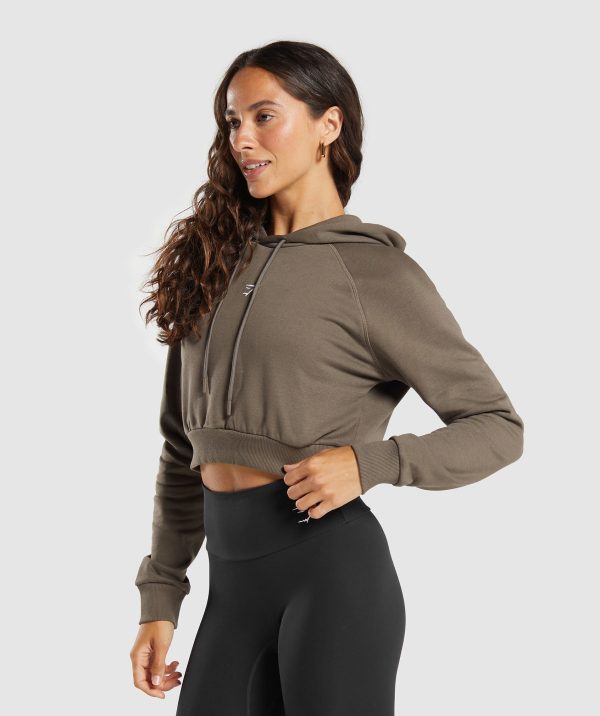 Training Fleece Cropped Hoodie - Image 3