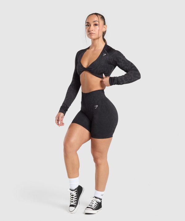 Adapt Safari Long Sleeve Crop Top - Image 6