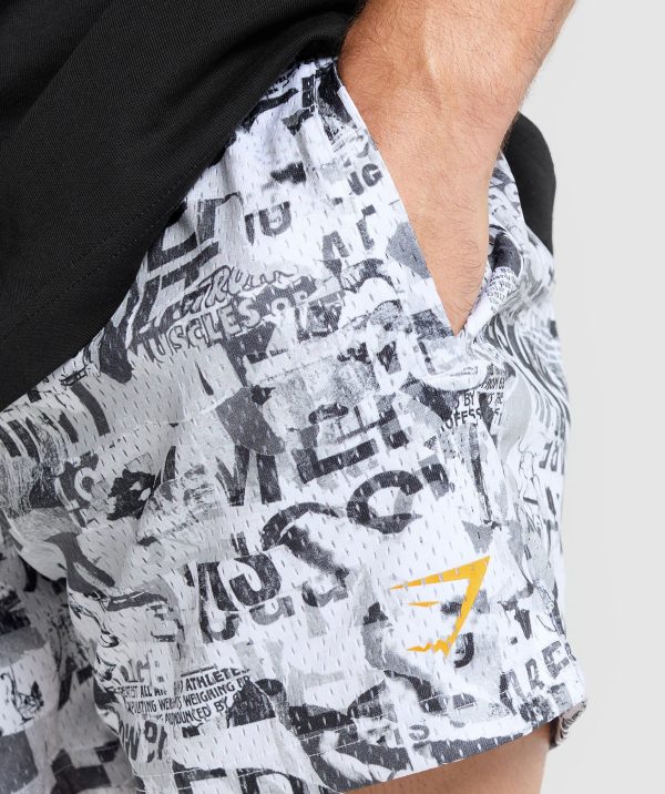 Printed Mesh 5" Shorts - Image 5