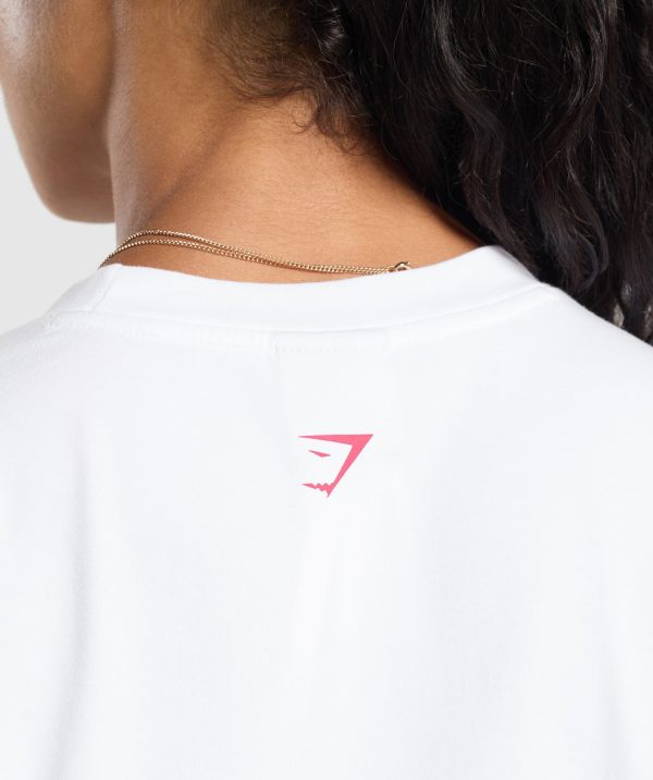 Barbell Hearts Oversized T-Shirt - Image 6