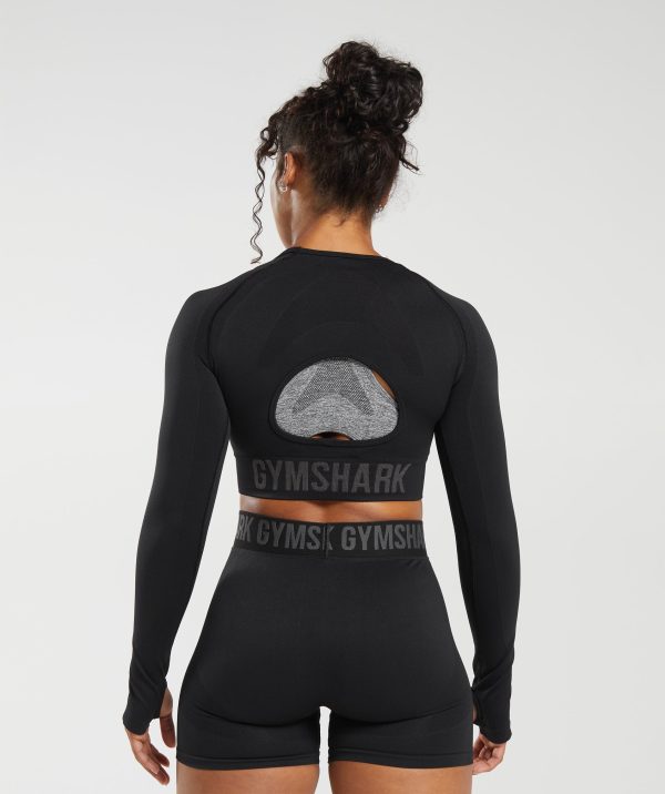 Flex Sports Long Sleeve Crop Top - Image 2