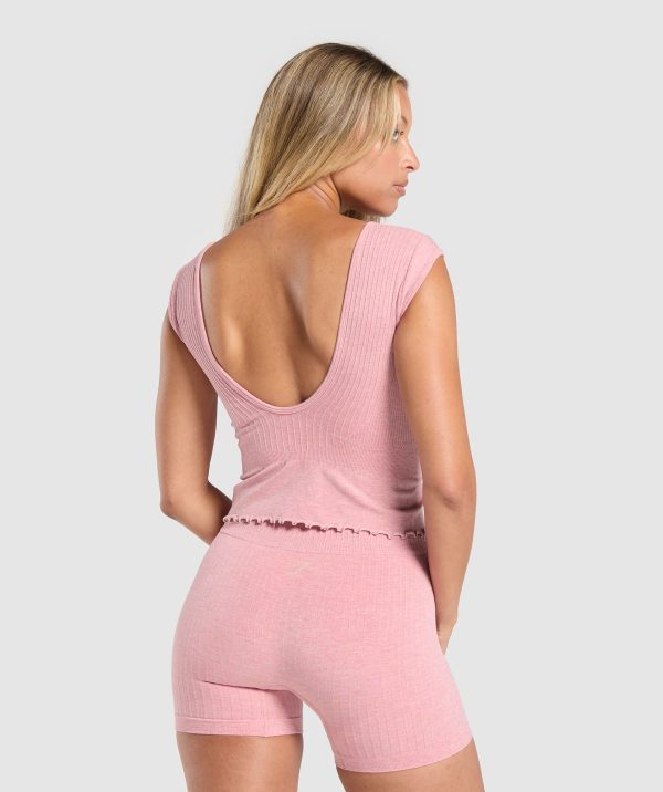 Lux Seamless Crop Top - Image 2