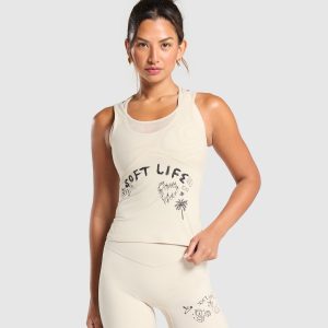 Elevate Tattoo Graphic Tank With Shelf