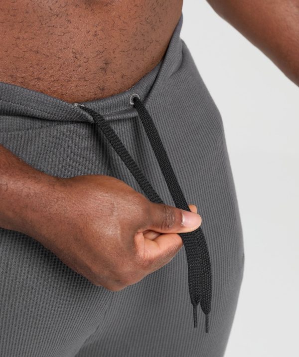 Waffle Straight Leg Joggers - Image 6
