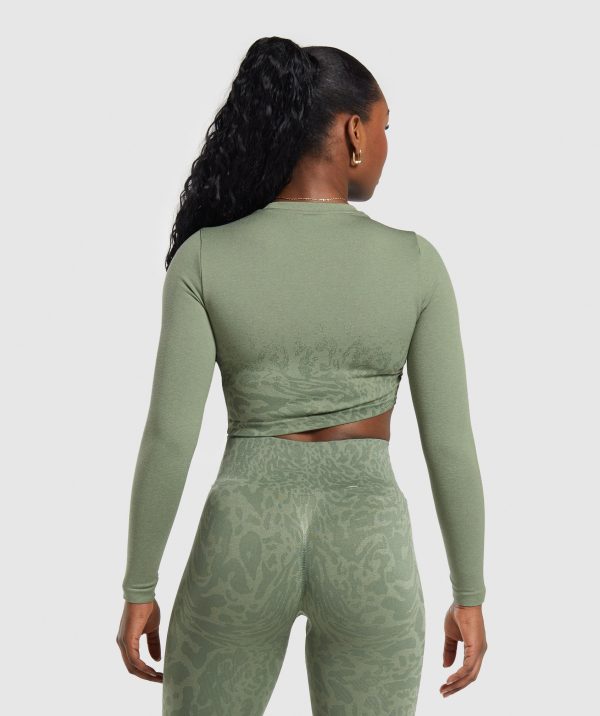 Adapt Safari Seamless Faded Long Sleeve Top - Image 2