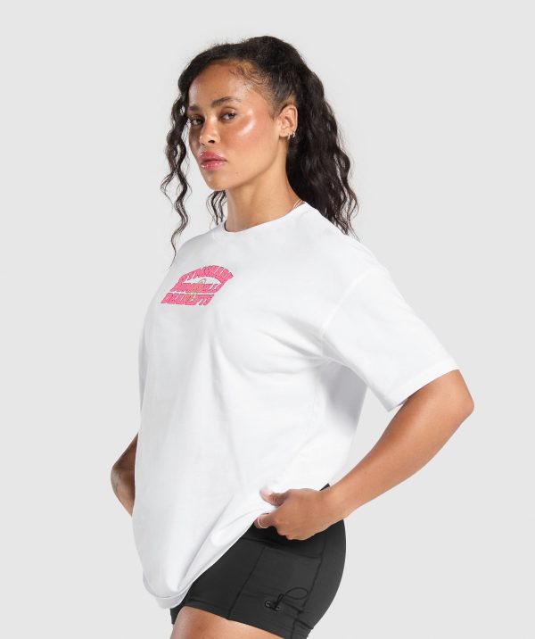 Dumbells & Deadlifts Oversized T-Shirt - Image 3