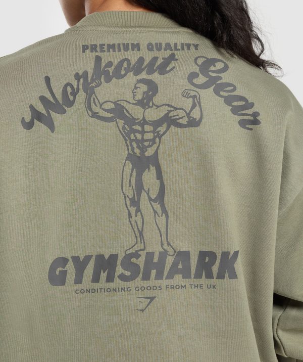 Workout Gear Oversized Sweatshirt - Image 5