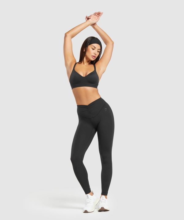 Strappy Back Light Support Sports Bra - Image 4