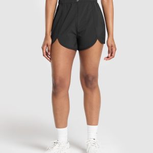 Scallop Hem Shaped Shorts