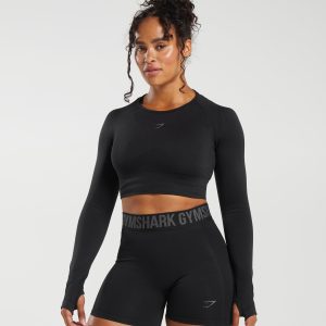 Flex Sports Long Sleeve Crop Top