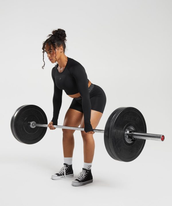 Flex Sports Long Sleeve Crop Top - Image 4