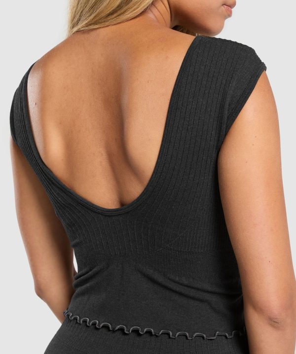 Rest Day Seamless Modal Crop Top - Image 6