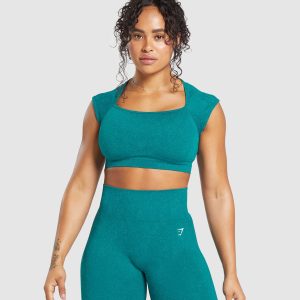 Adapt Fleck Seamless Crop Top