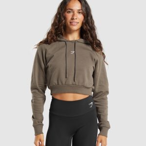 Training Fleece Cropped Hoodie