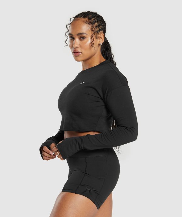 Lifting Long Sleeve Crop Top - Image 3