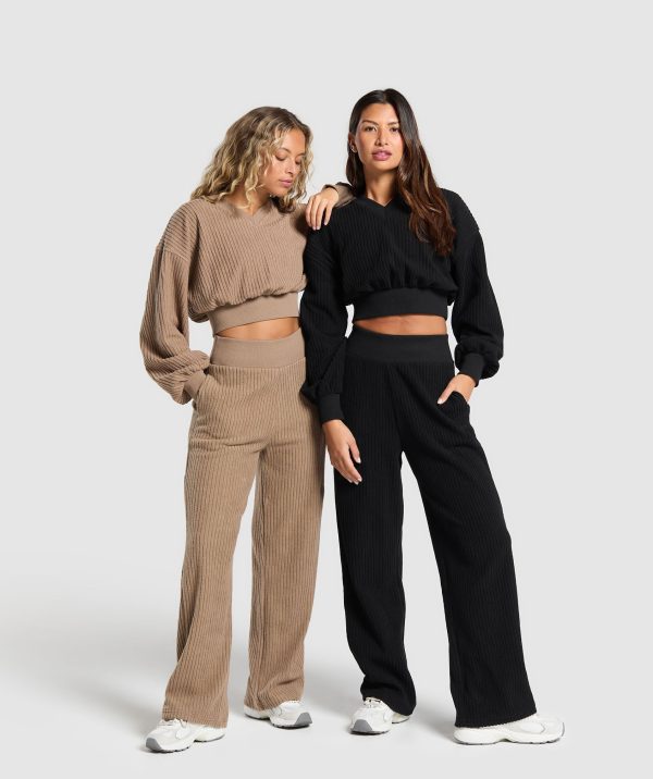 Cord Flared Trousers - Image 5