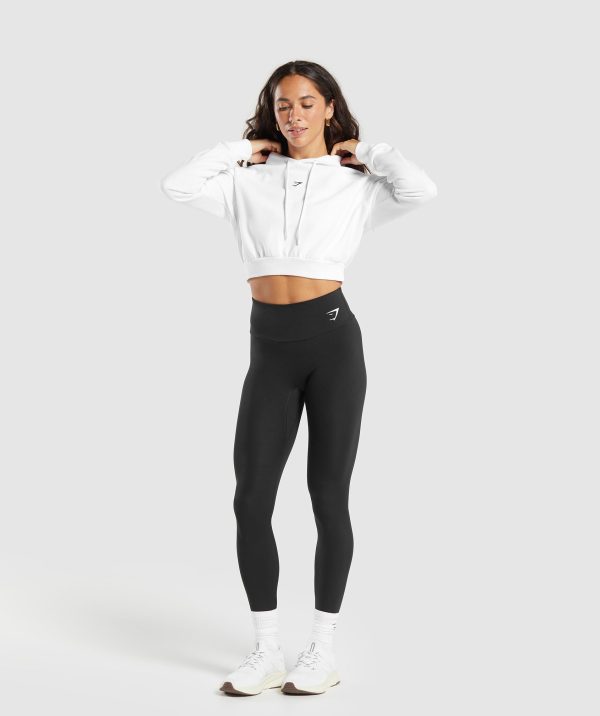 Training Fleece Cropped Hoodie - Image 4