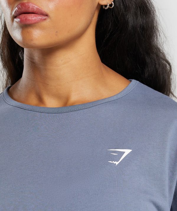 Training Oversized Cotton Long Sleeve Top - Image 5