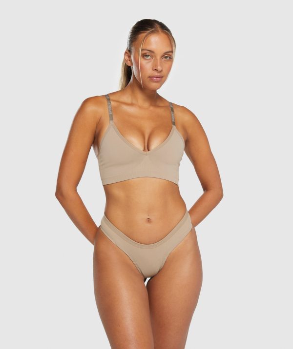 Seamless Dipped Front Thong - Image 4