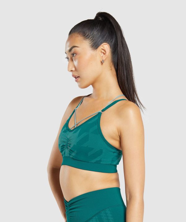 Apex Limit Seamless Ruched Sports Bra - Image 3
