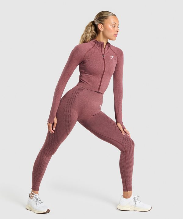 Vital Seamless Midi Zip Pullover - Image 4