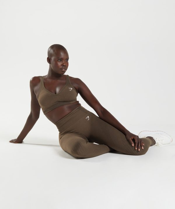 Vital Seamless 2.0 V Neck  Sports Bra - Image 4