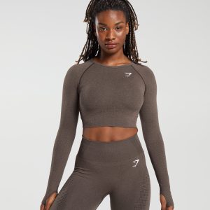 Vital Seamless 2.0 Long Sleeve Crop Top
