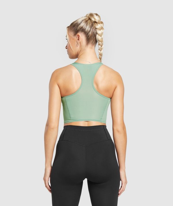 Crop Mesh Tank - Image 2