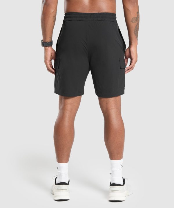 Stretch Woven Cargo Shorts - Image 3