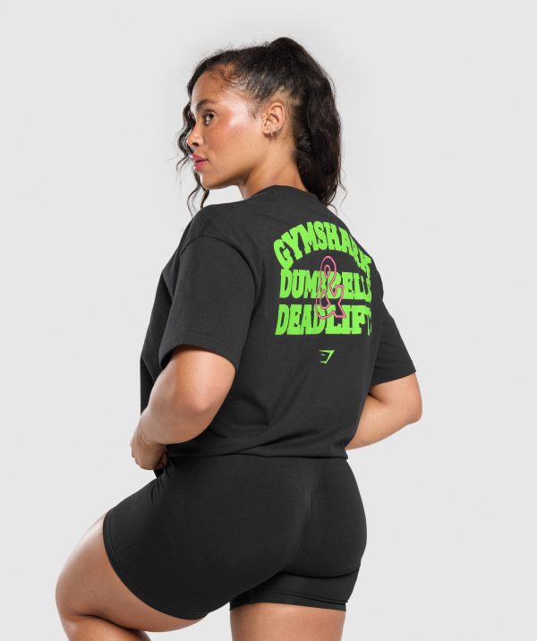Dumbells & Deadlifts Oversized T-Shirt - Image 7