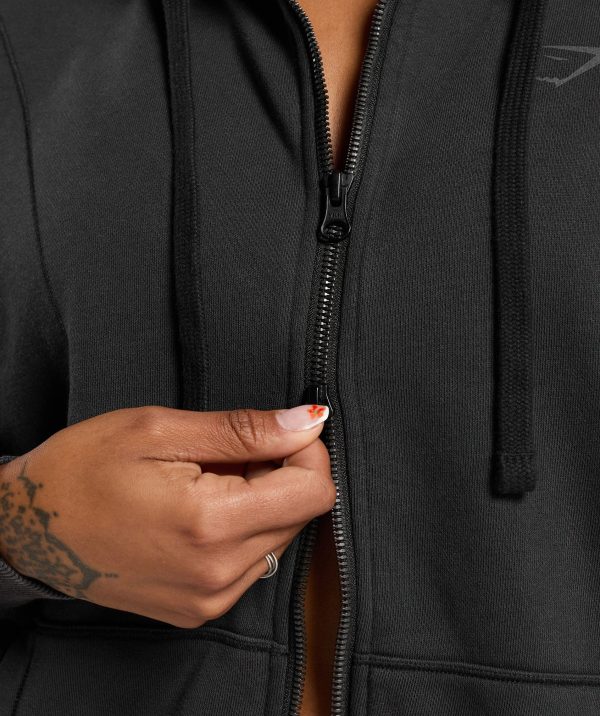 Power Oversized Zip Hoodie - Image 5