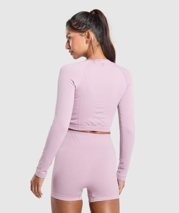Corset Seamless Long Sleeve Top - Image 2