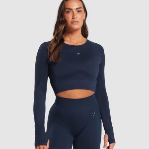 Flex Long Sleeve Crop Top